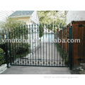Iron outdoor fence gate